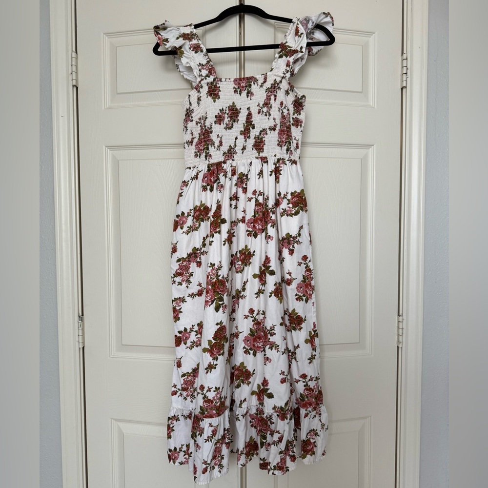 Amazon The Drop - Floral White and Pink Dress